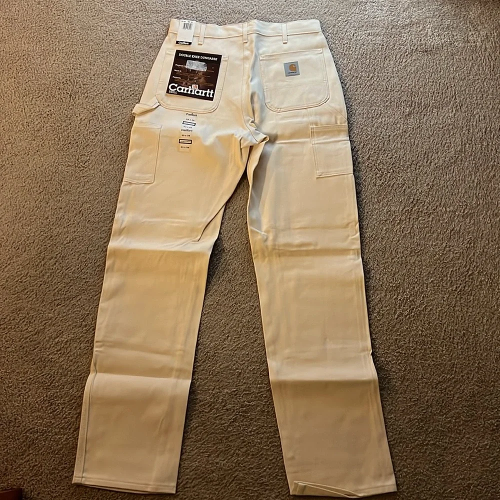 DEADSTOCK Carhartt Double Front Drill Work Dungaree Made in USA 🇺🇸 - Picture 5 of 11